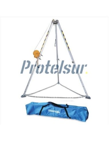 Kit trípode-rescatador 35m Safetop